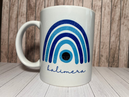 Evil Eye Kalimera Mug